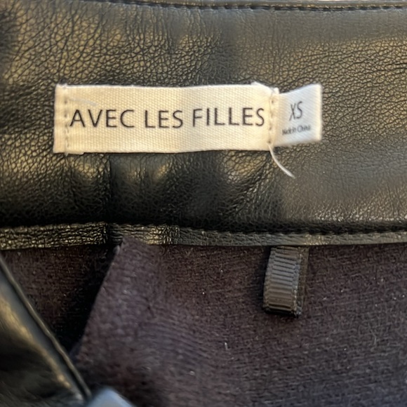 Faux leather pants from Anthropologie, worn once! - Picture 4 of 4